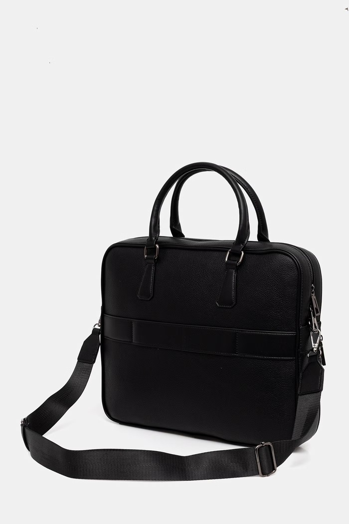 Aldo geantă de laptop pentru bărbați, cu imitație de piele BRION negru BRION.001