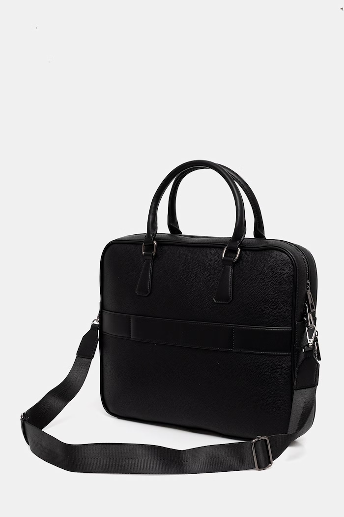 Aldo geantă de laptop pentru bărbați, cu imitație de piele BRION negru BRION.001