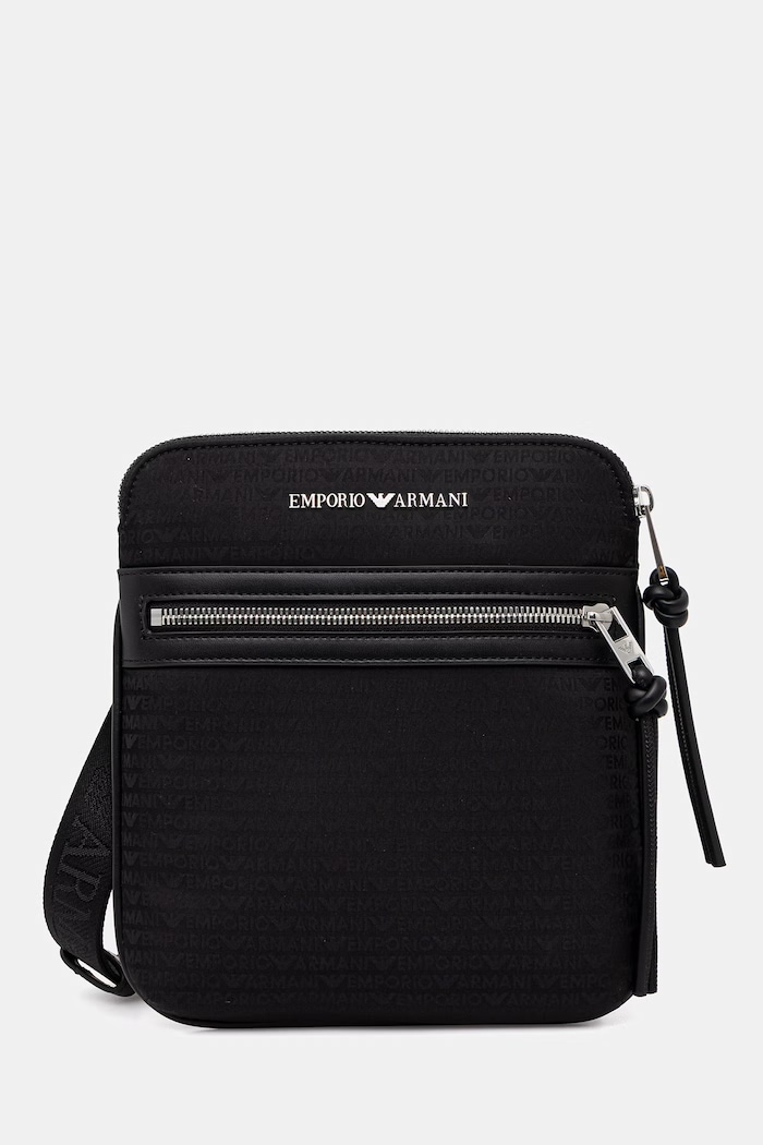 Malá taška Emporio Armani jednofarebný čierna EM005400.AF14637