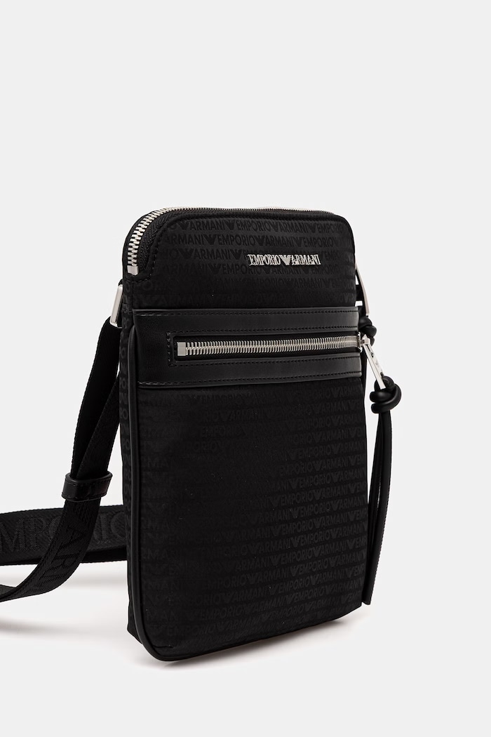 Malá taška Emporio Armani EM005400.AF14637 čierna SS26