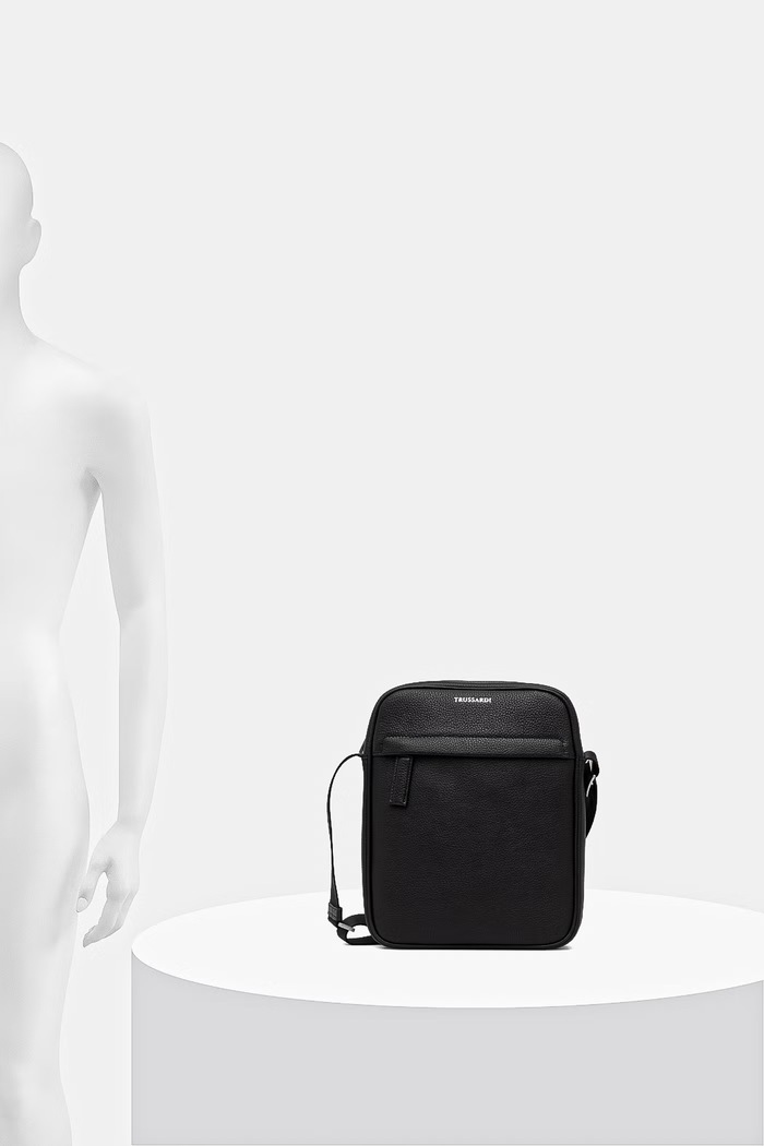 Кожена чанта през рамо Trussardi Z590E006427N