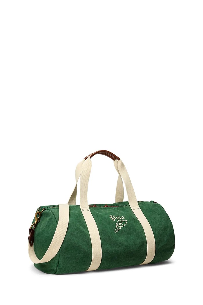 Doplnky Polo Ralph Lauren pánska športová bavlnená taška 405974610 zelená