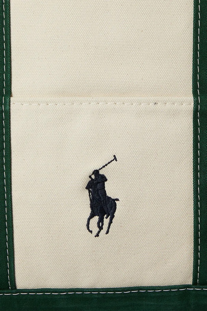 Polo Ralph Lauren materiálová taška pánska bavlnená 405P02124 béžová