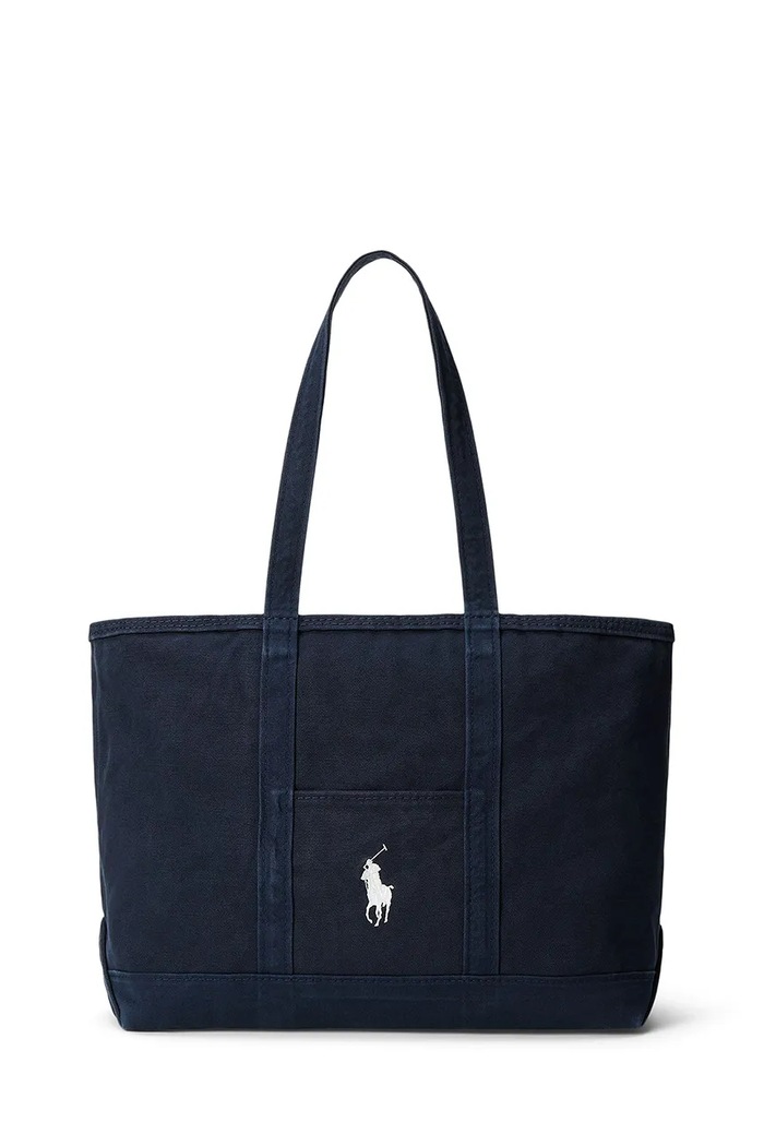 Polo Ralph Lauren torba materiałowa męska bawełniana granatowy 405P02124