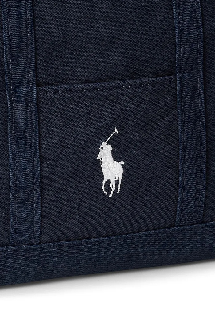 Polo Ralph Lauren torba materiałowa męska bawełniana 405P02124 granatowy