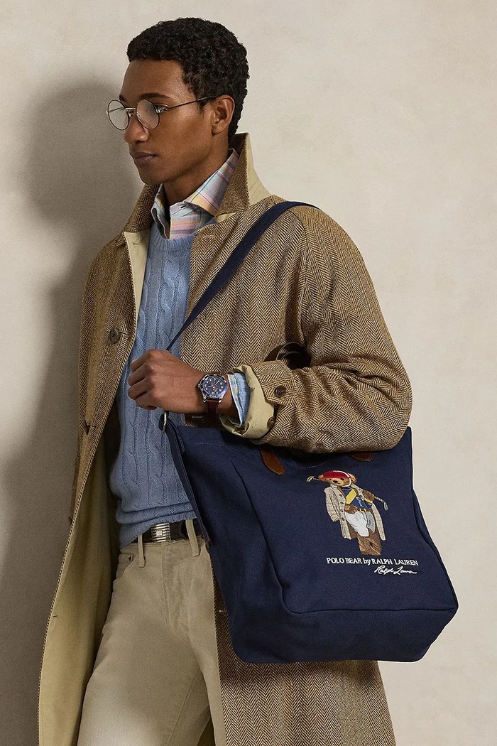 Polo Ralph Lauren materiálová taška pánska bavlnená 405P08098