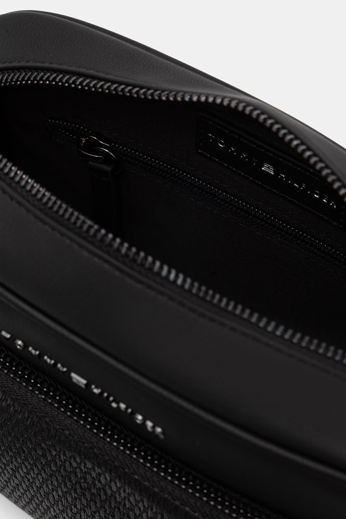 Tommy Hilfiger borsetă pentru bărbați, cu imitație de piele AM0AM14096 negru