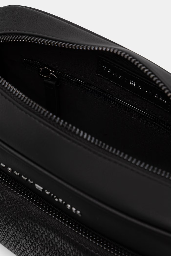 Tommy Hilfiger borsetă pentru bărbați, cu imitație de piele AM0AM14096 negru
