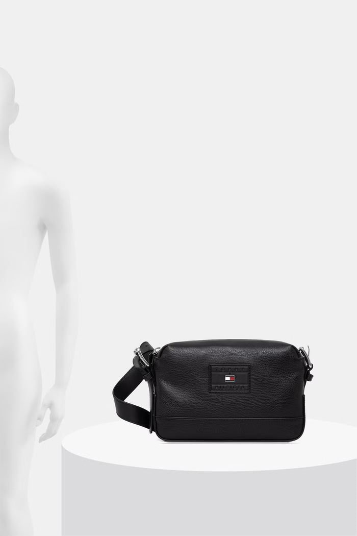 Tommy Hilfiger Τσαντάκι μέσης που φοριέται στους ώμους ανδρικό από απομίμηση δέρματος AM0AM14136
