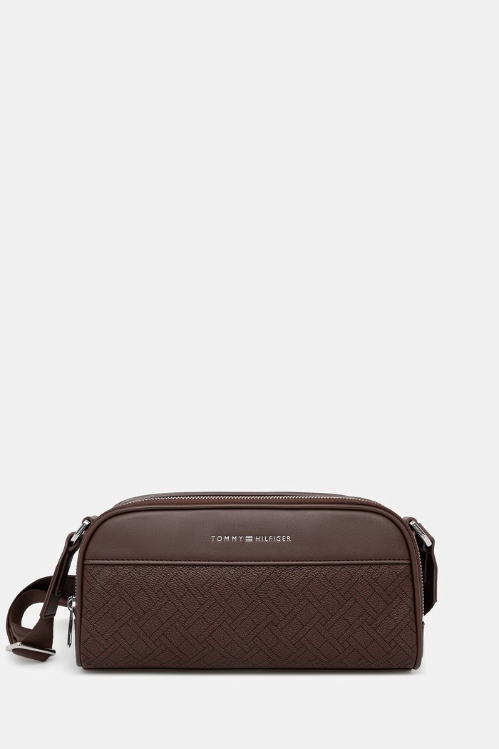 Tommy Hilfiger Φάκελος ανδρικός καφέ AM0AM14297