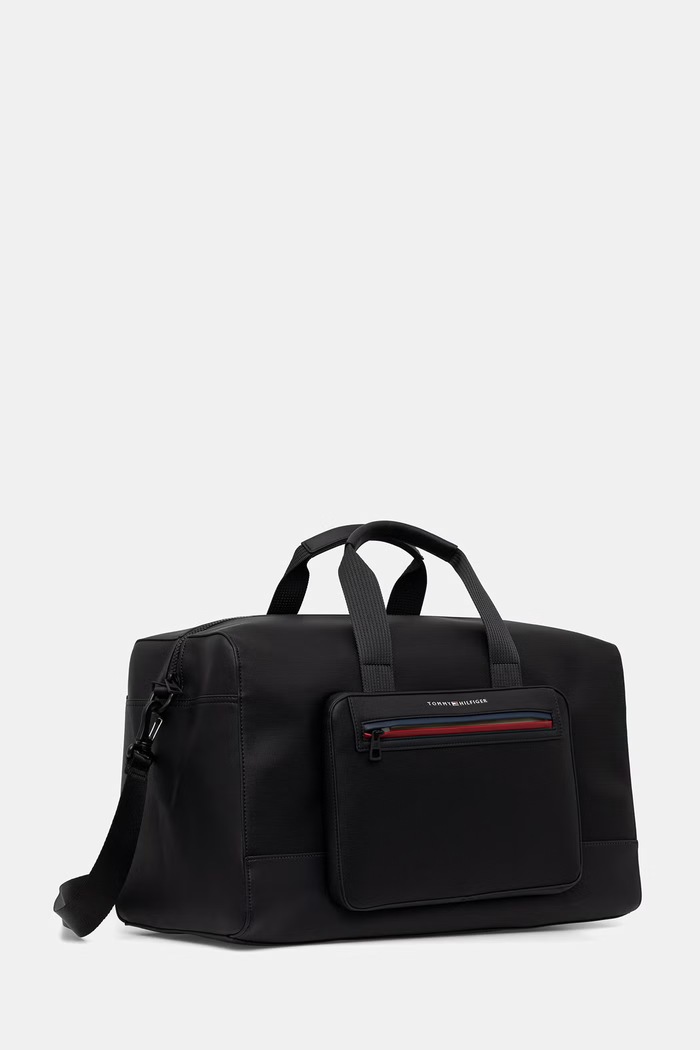 Tommy Hilfiger moška torba iz umetnega usnja AM0AM14160 črna SS26