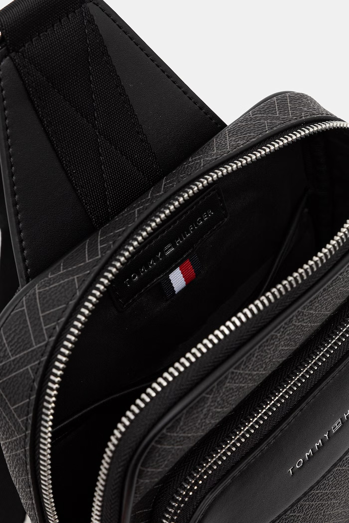 Tommy Hilfiger plecak męski z imitacji skóry AM0AM14140 czarny