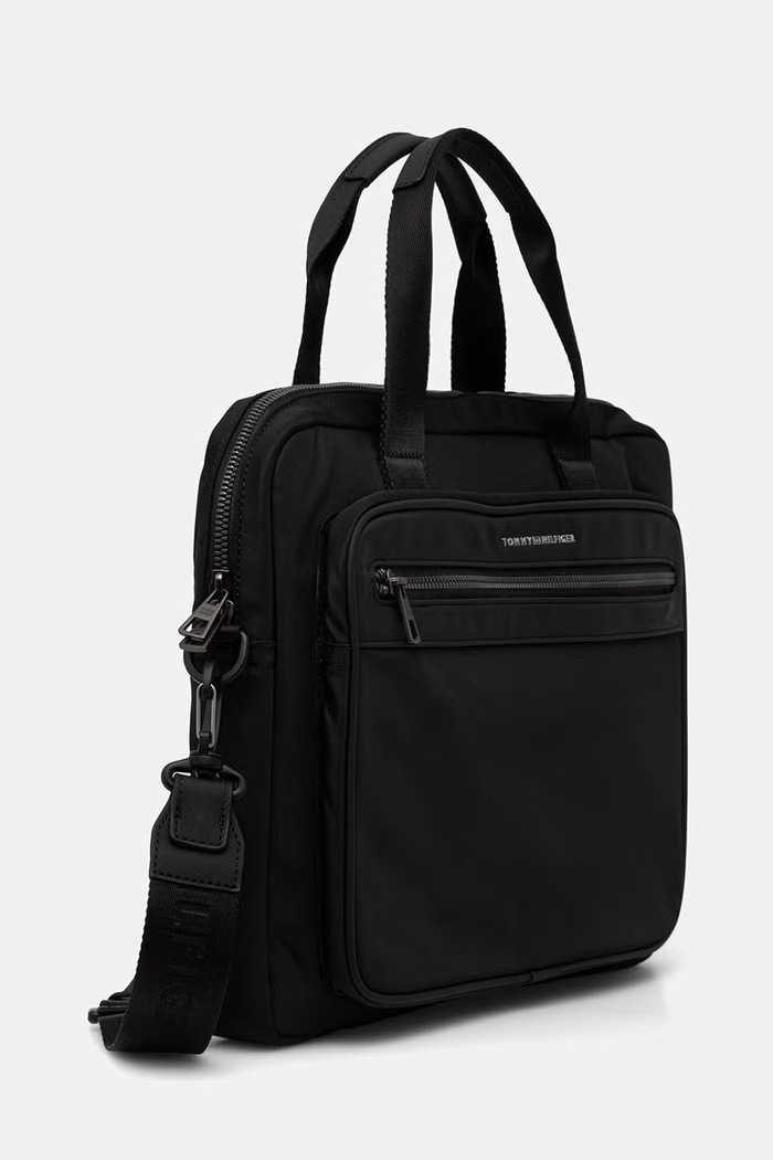 Tommy Hilfiger τσάντα για λάπτοπ Ανδρική AM0AM14149 μαύρο SS26