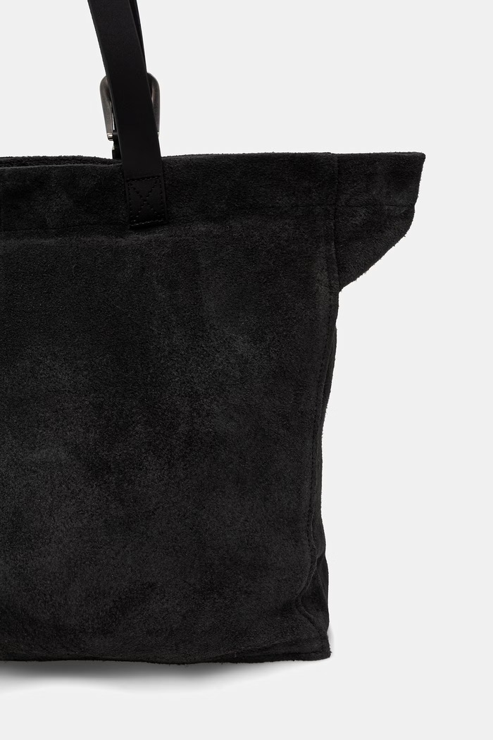 Akcesoria AllSaints torba zamszowa HAVEN M186XD czarny