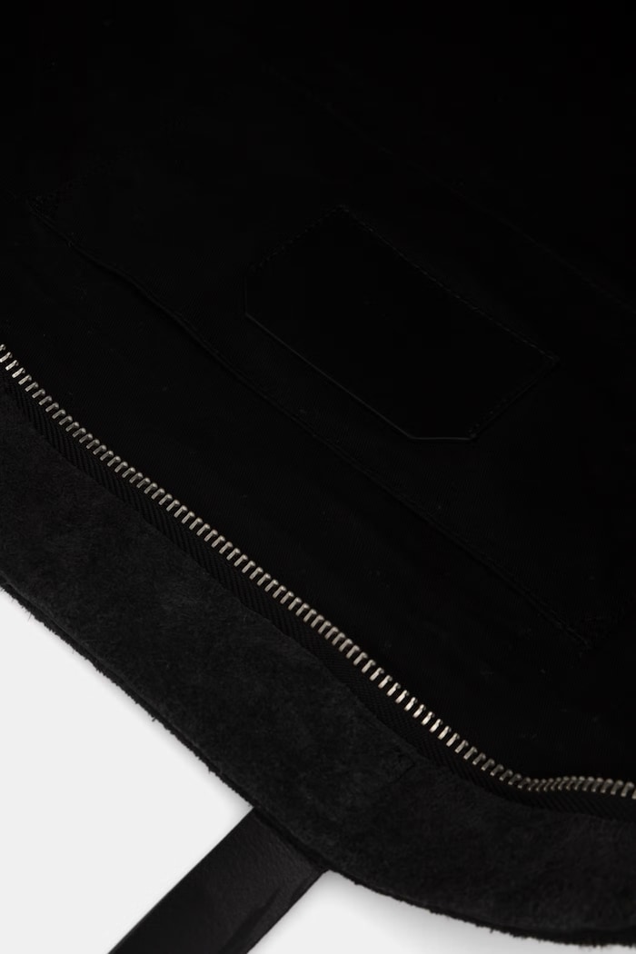 AllSaints torba zamszowa HAVEN M186XD czarny