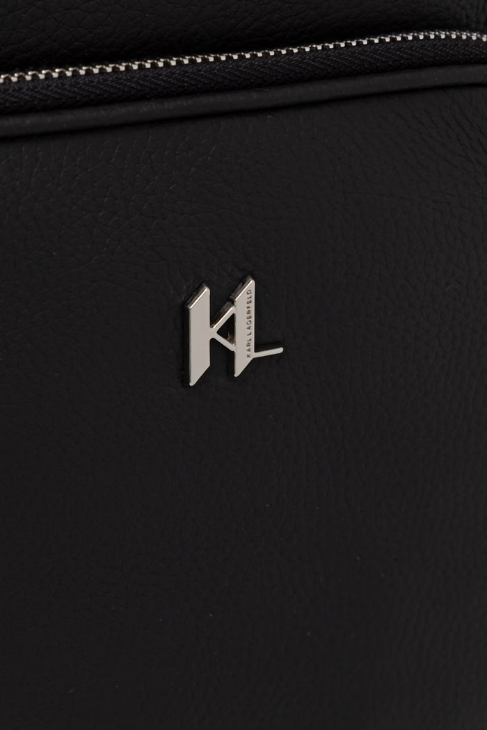 Δερμάτινο φακελάκι Karl Lagerfeld μαύρο 562451.815920