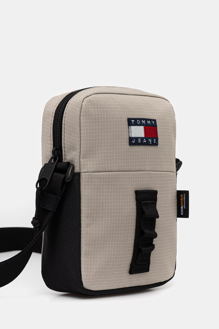 Tommy Jeans φάκελος ανδρικός AM0AM14222 μπεζ SS26