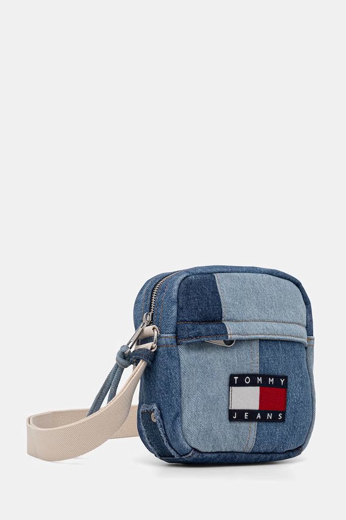 Tommy Jeans mala torba preko ramena muška traper AM0AM14287 plava SS26