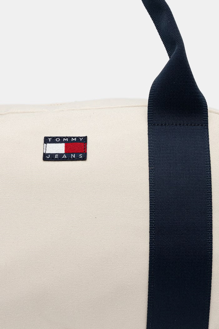 Tommy Jeans υφασμάτινη τσάντα ανδρική μπεζ AM0AM14224