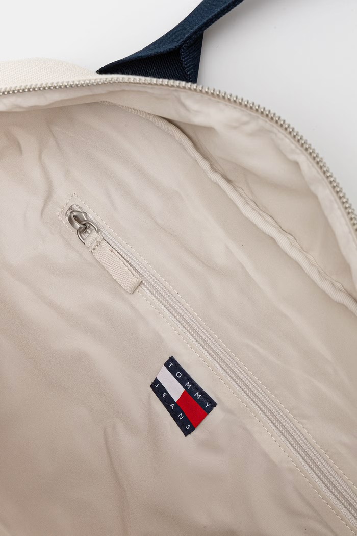 Tommy Jeans υφασμάτινη τσάντα ανδρική AM0AM14224 μπεζ