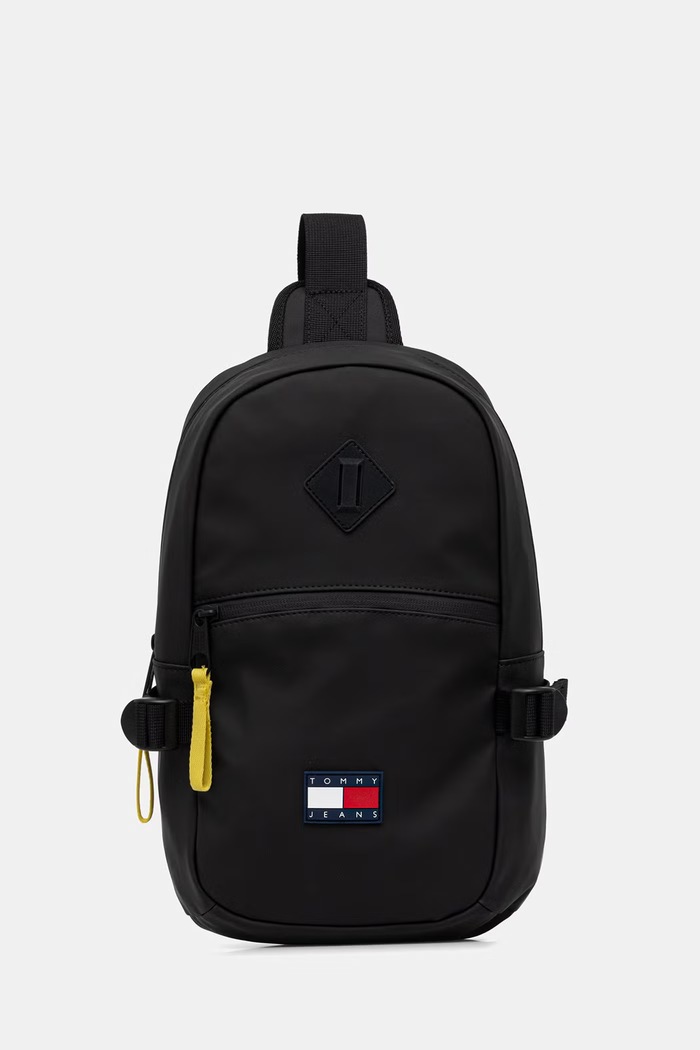 Tommy Jeans σακίδιο ανδρικό μαύρο AM0AM14216