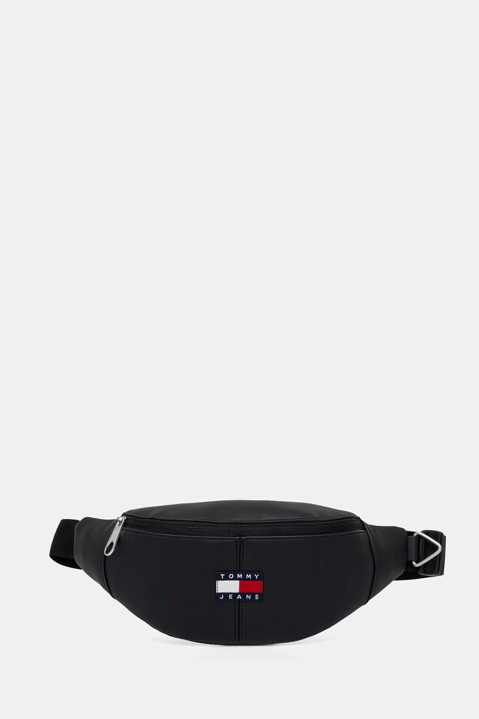 Tommy Jeans τσαντάκι μέσης ανδρικό μαύρο AM0AM14291