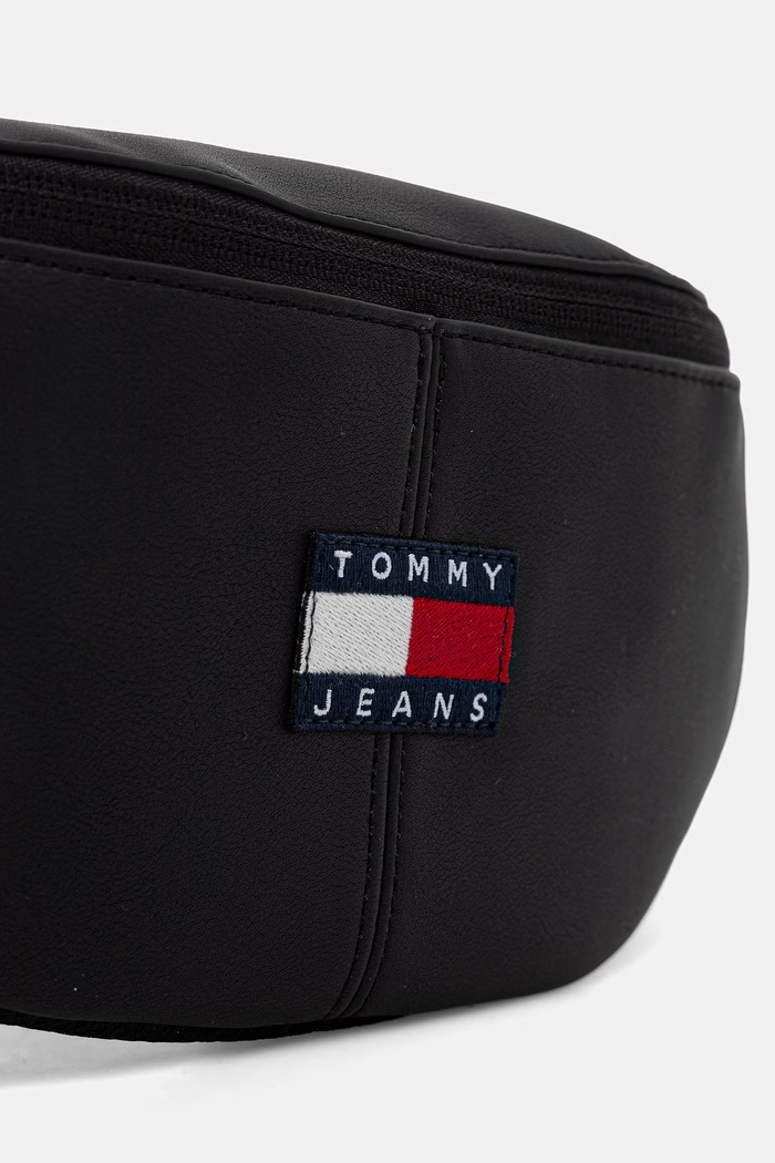 Tommy Jeans τσαντάκι μέσης ανδρικό μαύρο AM0AM14291
