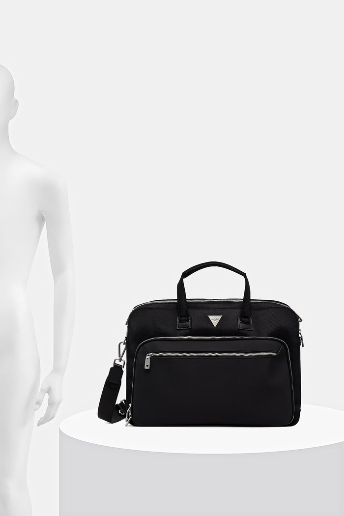 Guess geantă de laptop pentru bărbați BERNA HMBEHN.P6138