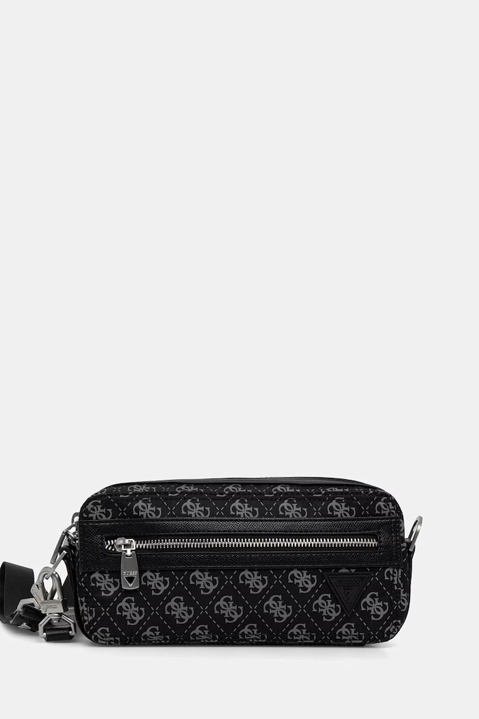 Guess borsetă pentru bărbați BERLIN negru HMBENP.P6250