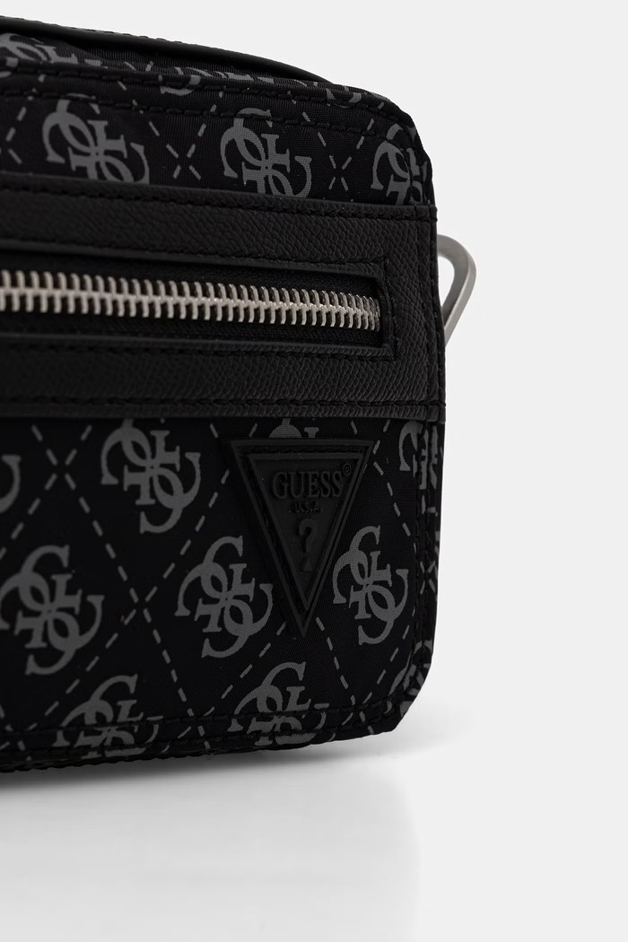 Guess borsetă pentru bărbați BERLIN negru HMBENP.P6250
