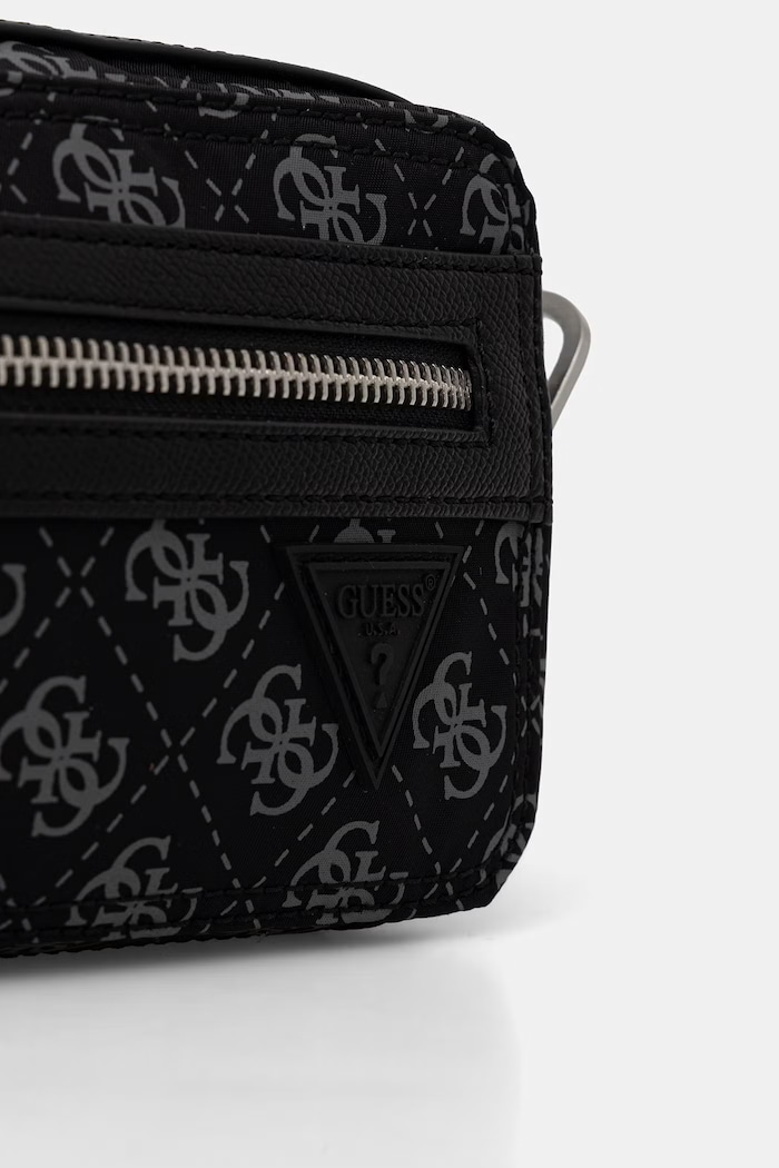 Guess borsetă pentru bărbați BERLIN negru HMBENP.P6250
