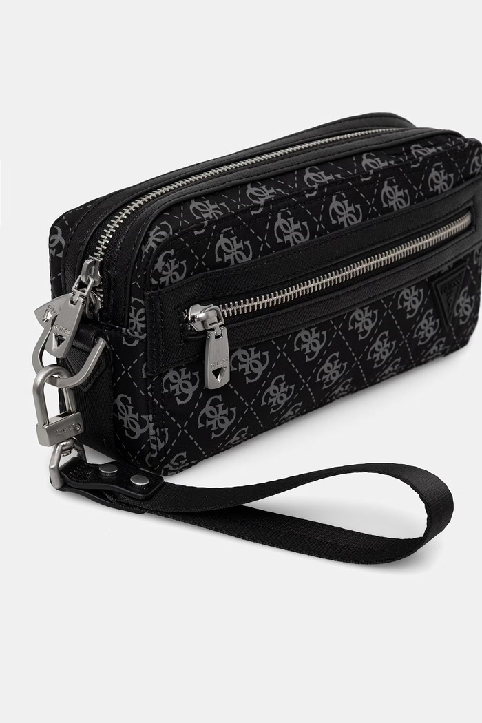 Guess borsetă pentru bărbați BERLIN HMBENP.P6250 negru