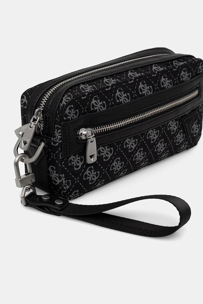 Guess borsetă pentru bărbați BERLIN HMBENP.P6250 negru