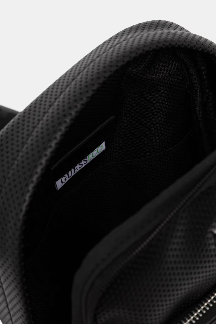 Guess rucsac pentru bărbați, cu imitație de piele BOSTON HMBOSP.P6226 negru