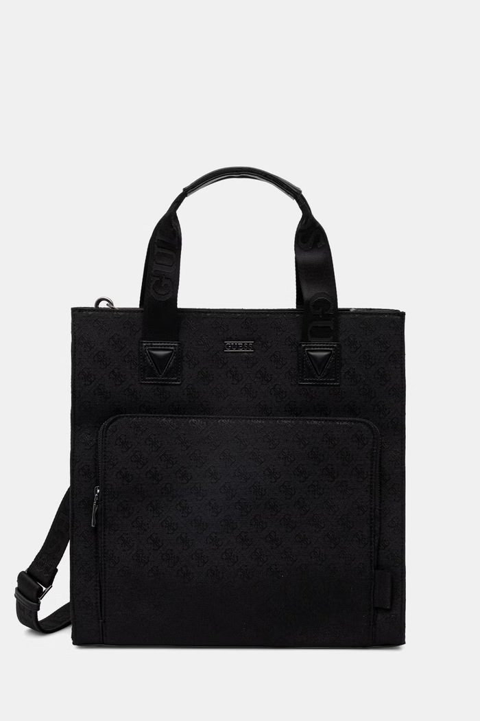 Guess geantă pentru bărbați BOSTON negru HMBOST.P6246