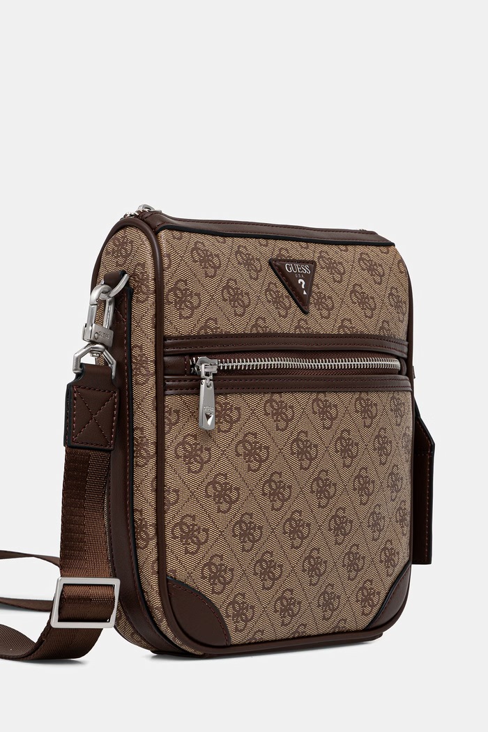 Guess taška cez rameno pánska MILANO HMMILL.P6217 béžová SS26