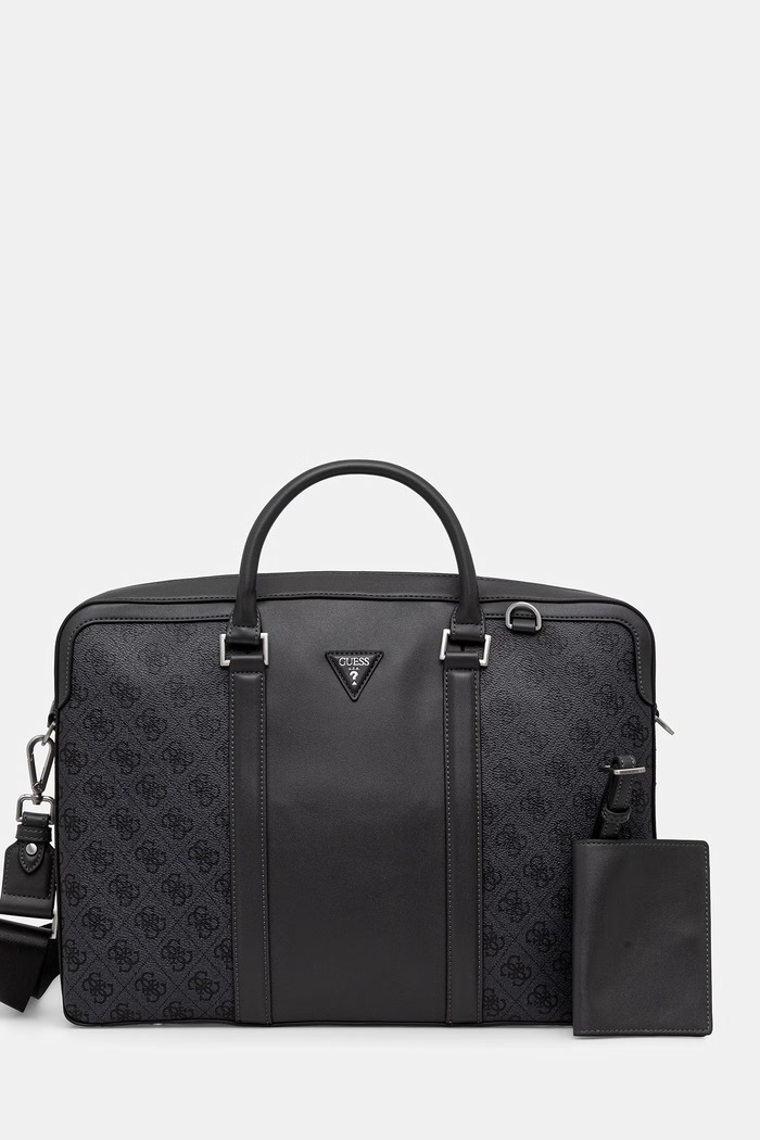 Guess borsa da laptop da uomo MILANO grigio HMMILL.P6269