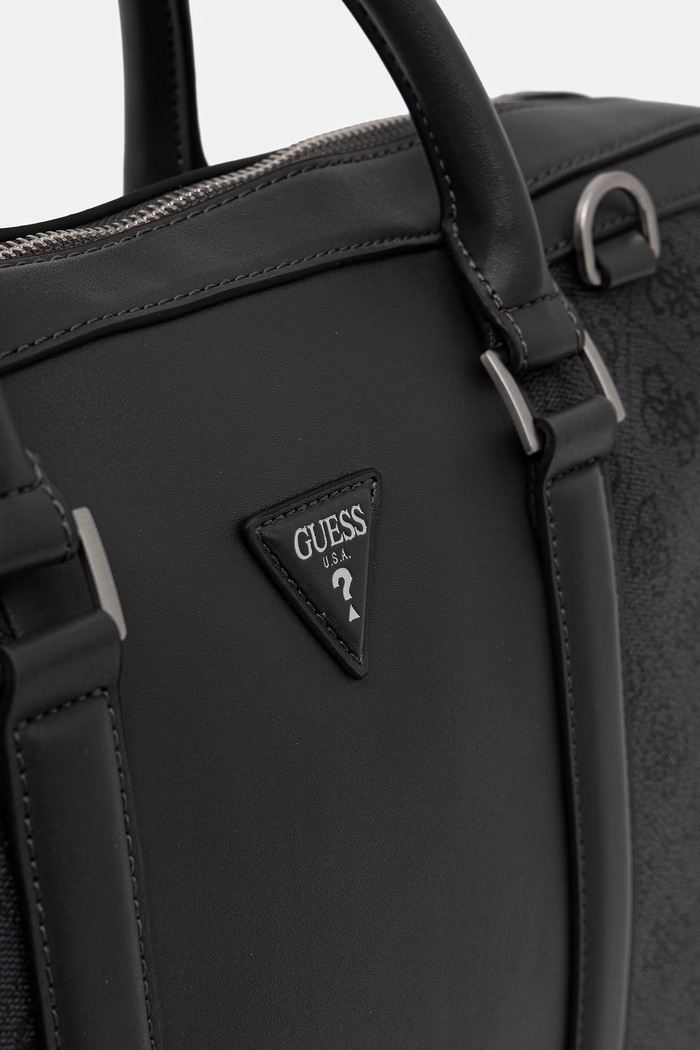 Guess borsa da laptop da uomo MILANO grigio HMMILL.P6269