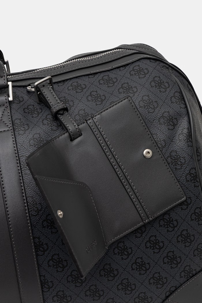 Guess geantă de călătorie pentru bărbați, cu imitație de piele MILANO gri TMMILL.P6235