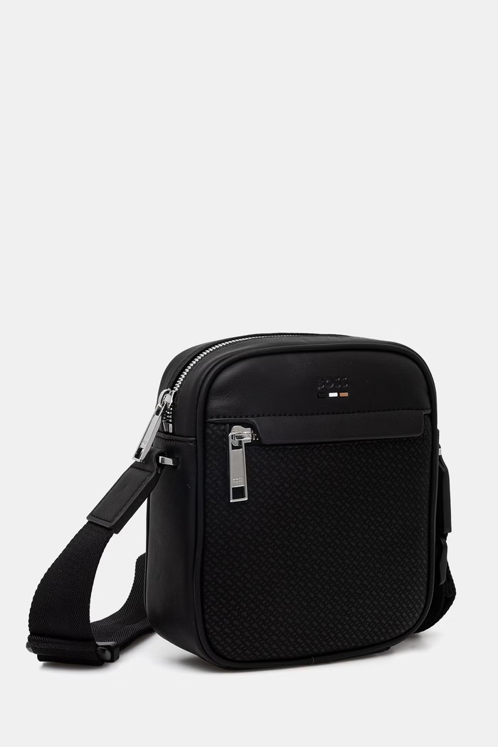 BOSS férfi válltáska 50563096 fekete SS26