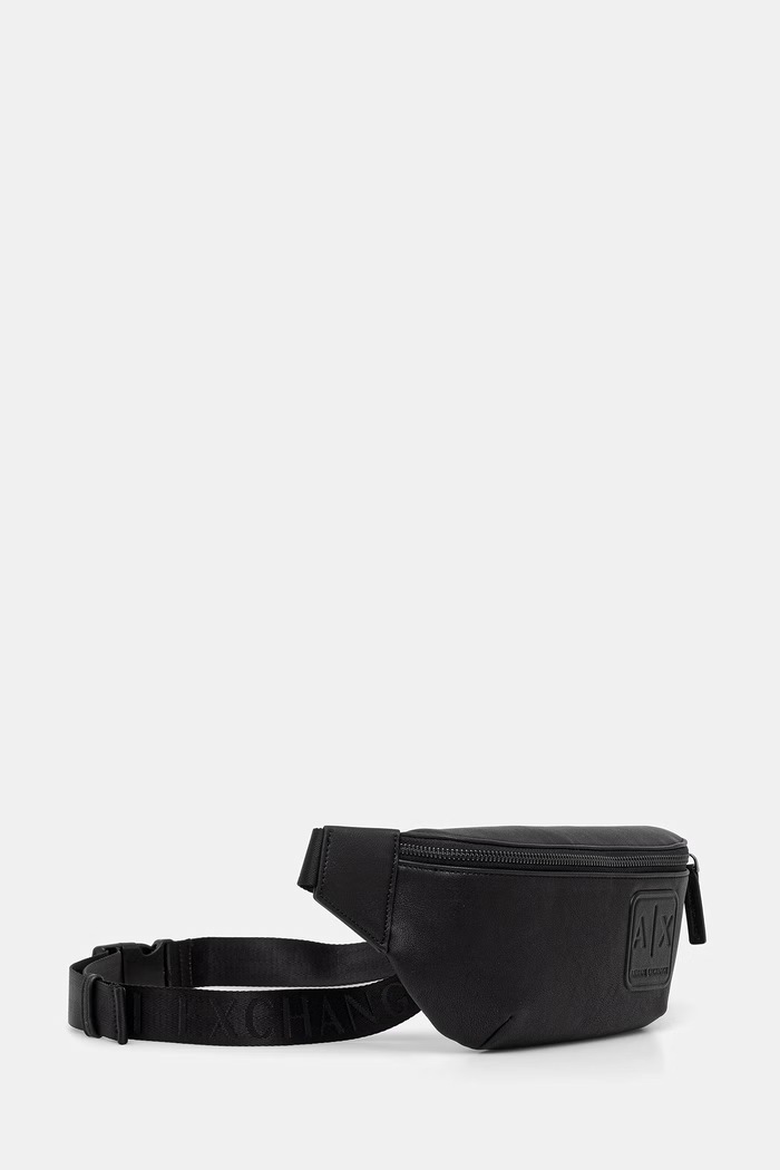 Armani Exchange torba oko struka za muškarce XM002604.AF22653 crna SS26