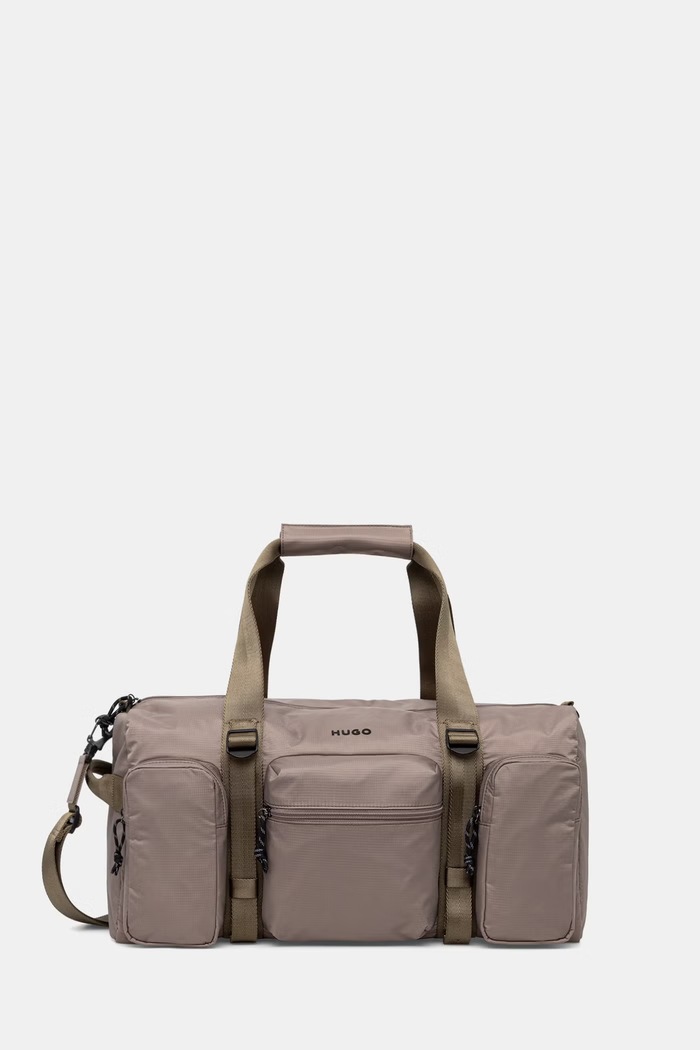 HUGO geantă pentru bărbați EVERETT new HOLDALL bej 50563512