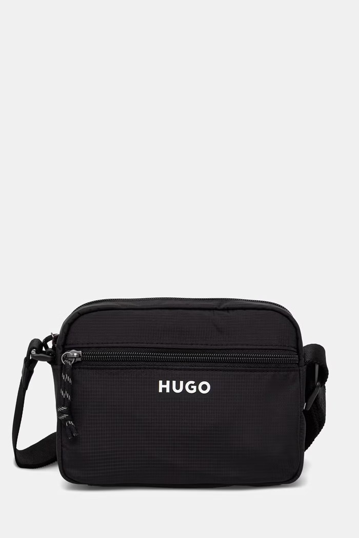 HUGO borsetă pentru bărbați EVERETT EW negru 50563523