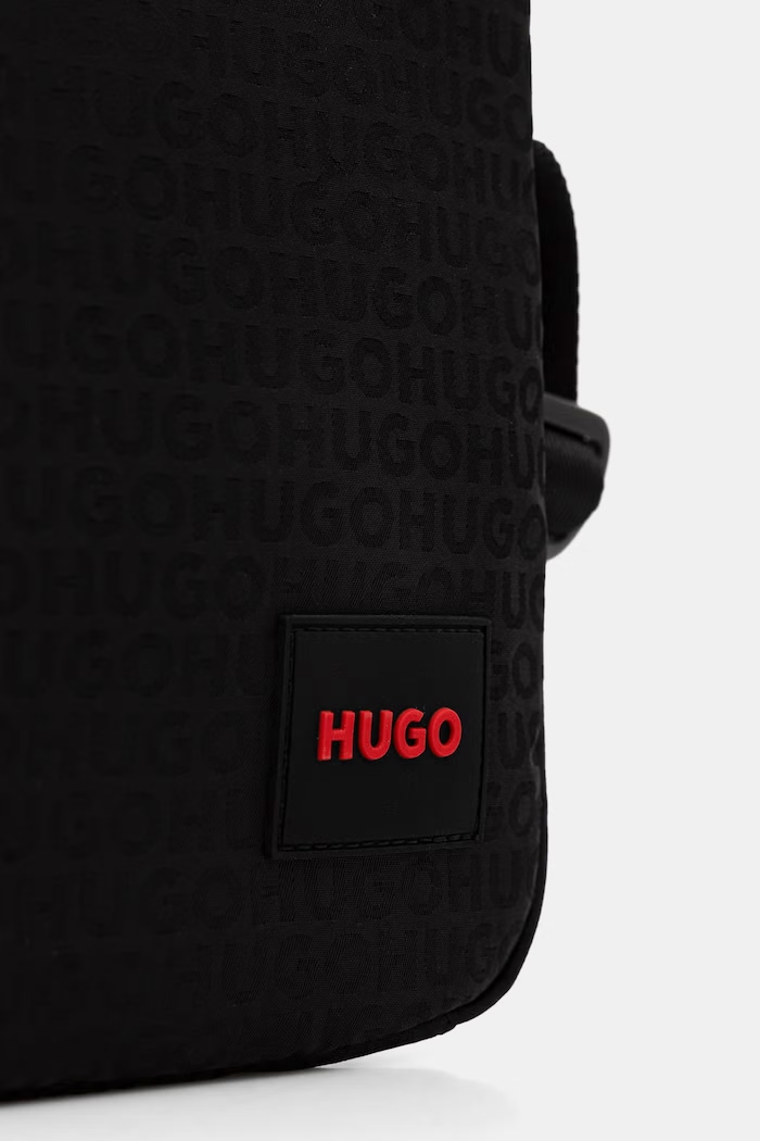 HUGO borsetă de umăr pentru bărbați Ethon_JQ_NEW negru 50563525