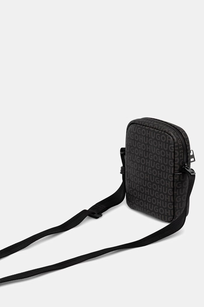 Accesorii HUGO borsetă pentru bărbați, cu imitație de piele Quantic 50564307 negru