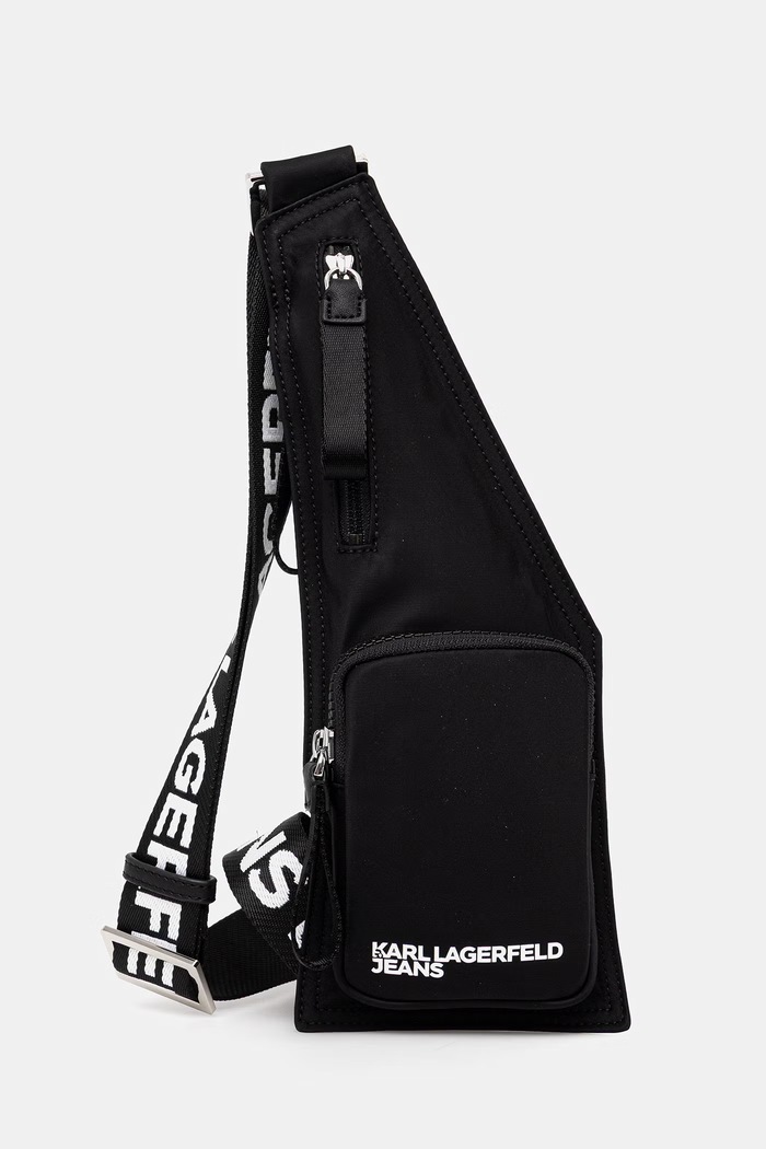 Karl Lagerfeld Jeans vrecko pánske čierna B2M30245