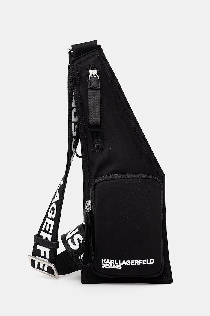 Karl Lagerfeld Jeans vrecko pánske čierna B2M30245