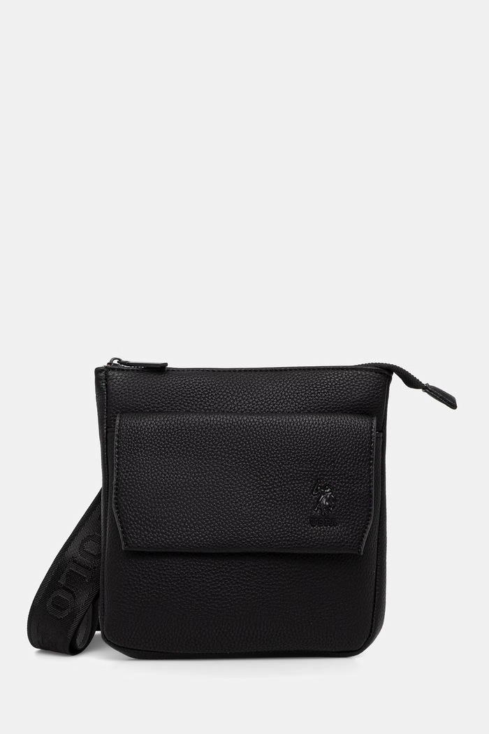 U.S. Polo Assn. táska SEATTLE szintetikus bőr fekete BEUS35750MVP