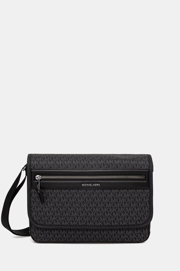 Torba Michael Kors Imitacija zrnatega usnja črna 33S6LJSM9B