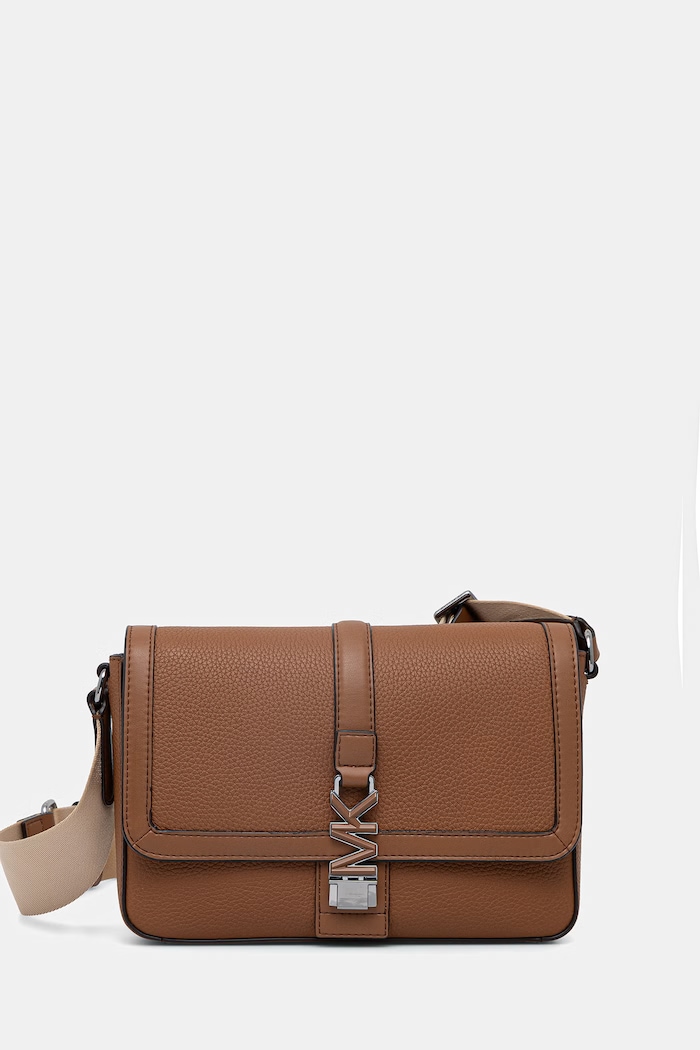 Michael Kors borsetă pentru bărbați, din piele maro 33S6LEZM1L